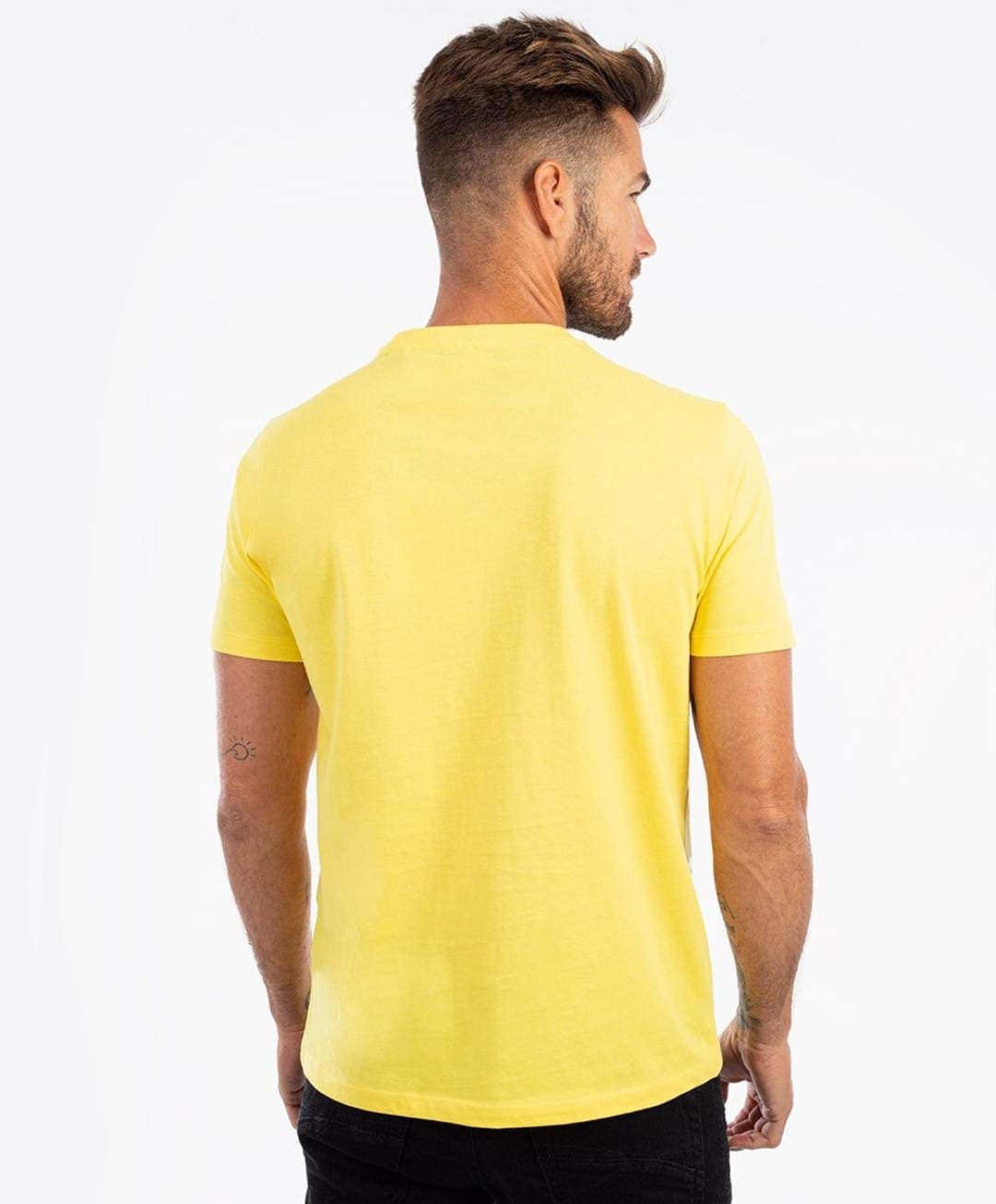 T-SHIRT US Polo Assn 100%cotone, gialla.