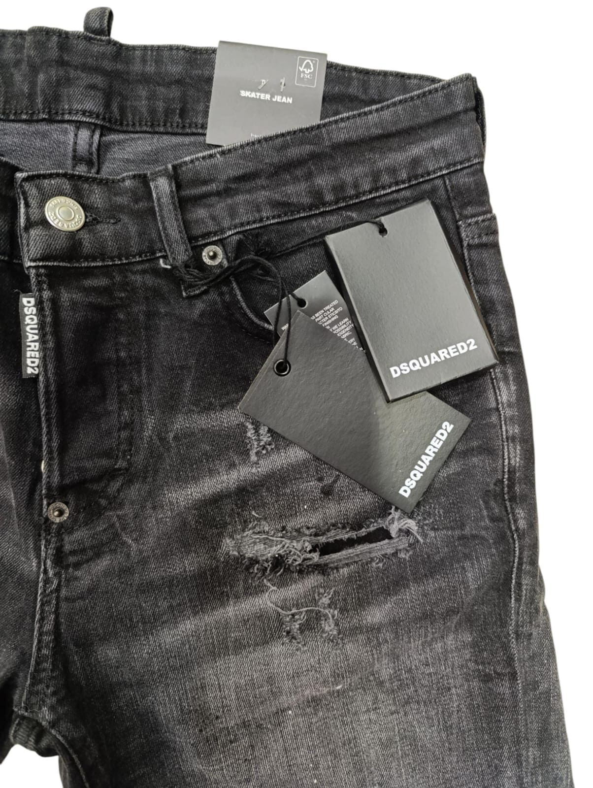 Pantaloncino DSQUARED2 jeans Grigio scuro