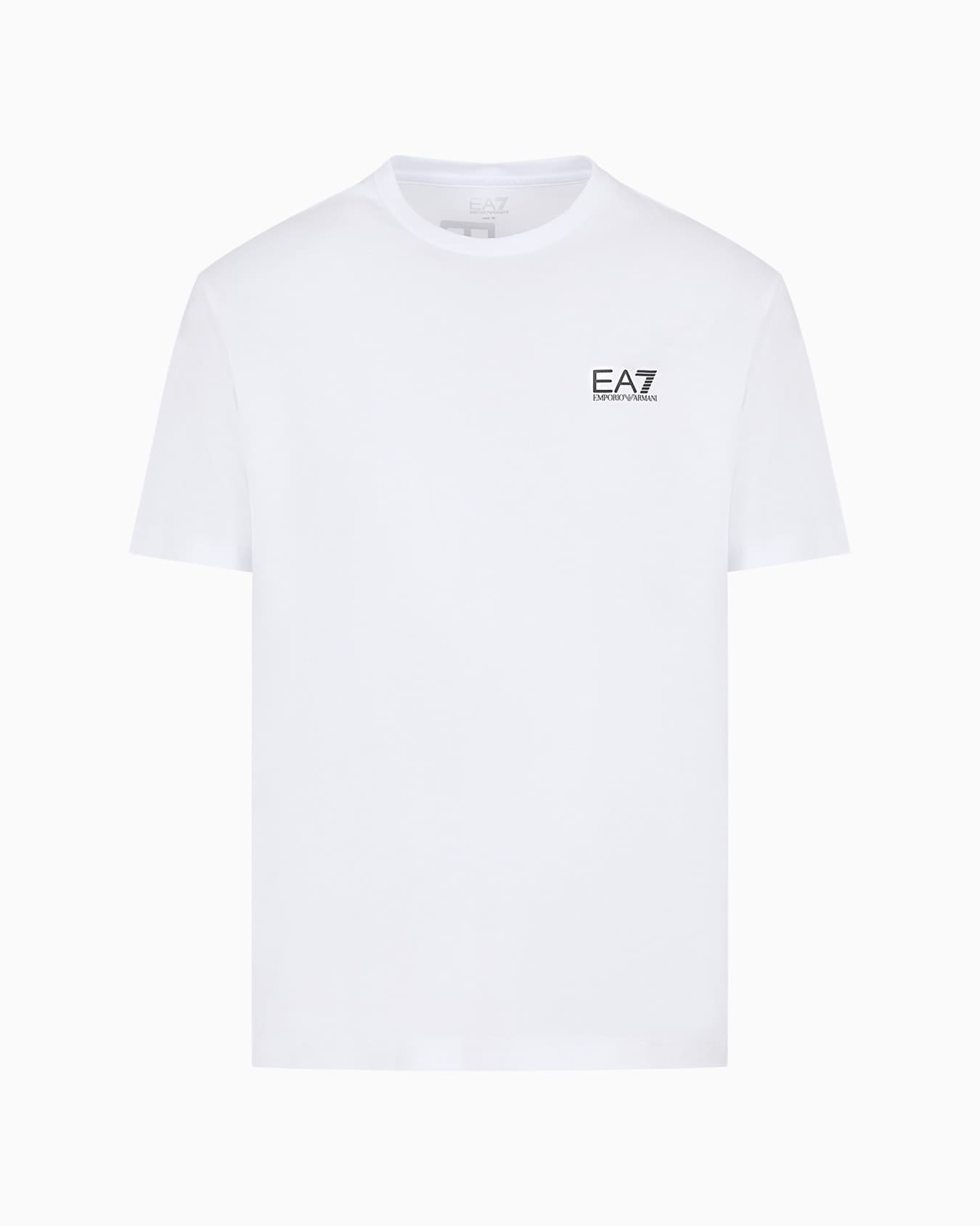 T-shirt girocollo EMPORIO ARMANI COLORE BIANCO Logo Series in jersey di cotone