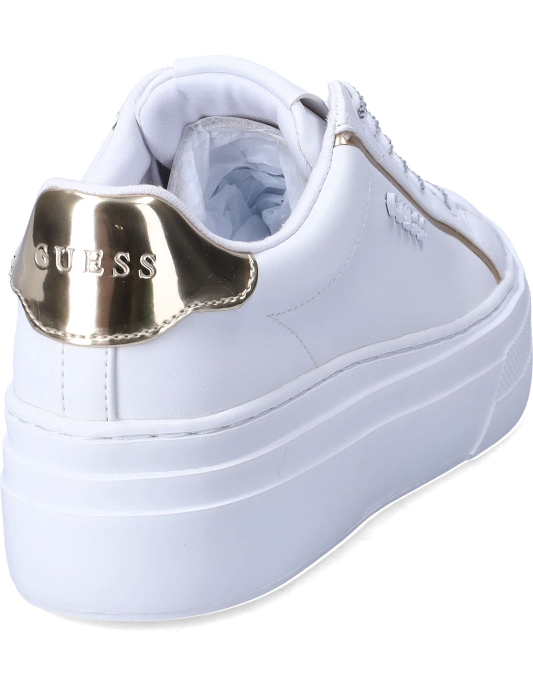 Sneakers GUESS bianco/oro