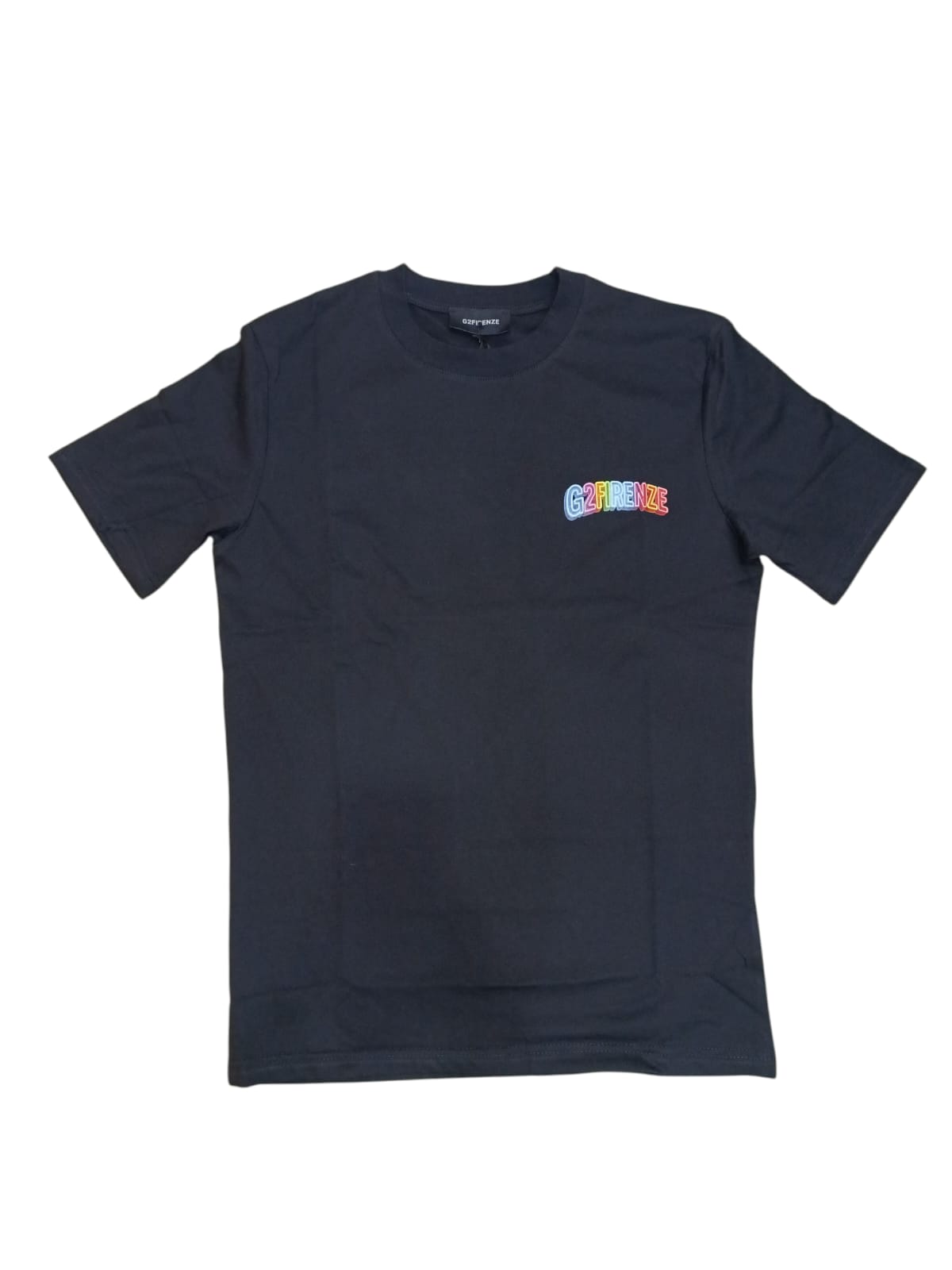 T-shirt G2Firenze Uomo- con logo fantasy NERA