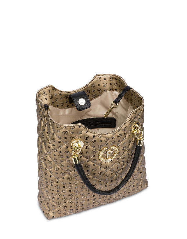 Borsa POLLINI Doppio manico Heritage Oro nero