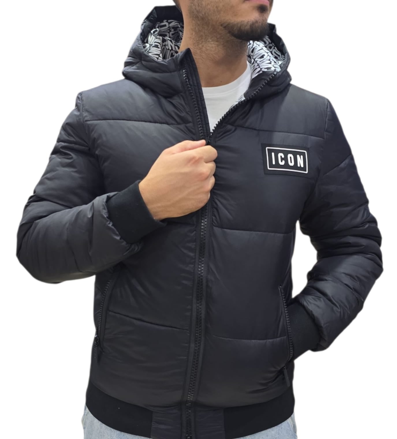 Bomber ICON logo davanti e dietro