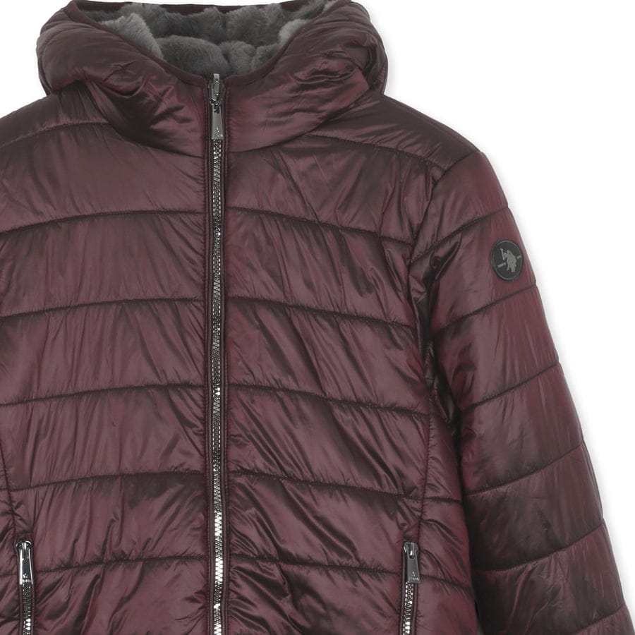 Bomber U.S POLO Donna Doubleface con pelliccia