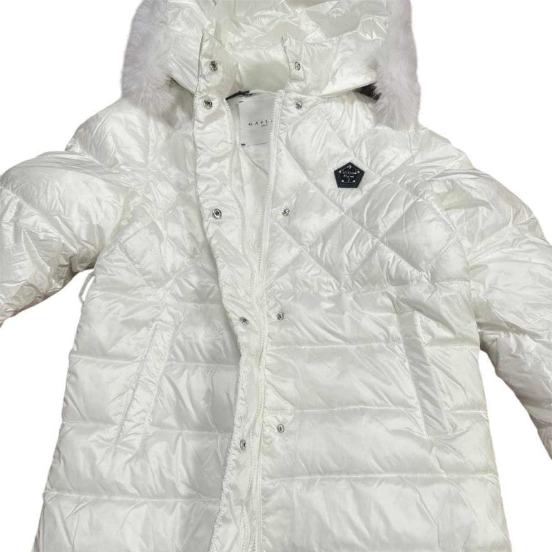 Giubbotto Gaelle con pelliccia lungo Bianco