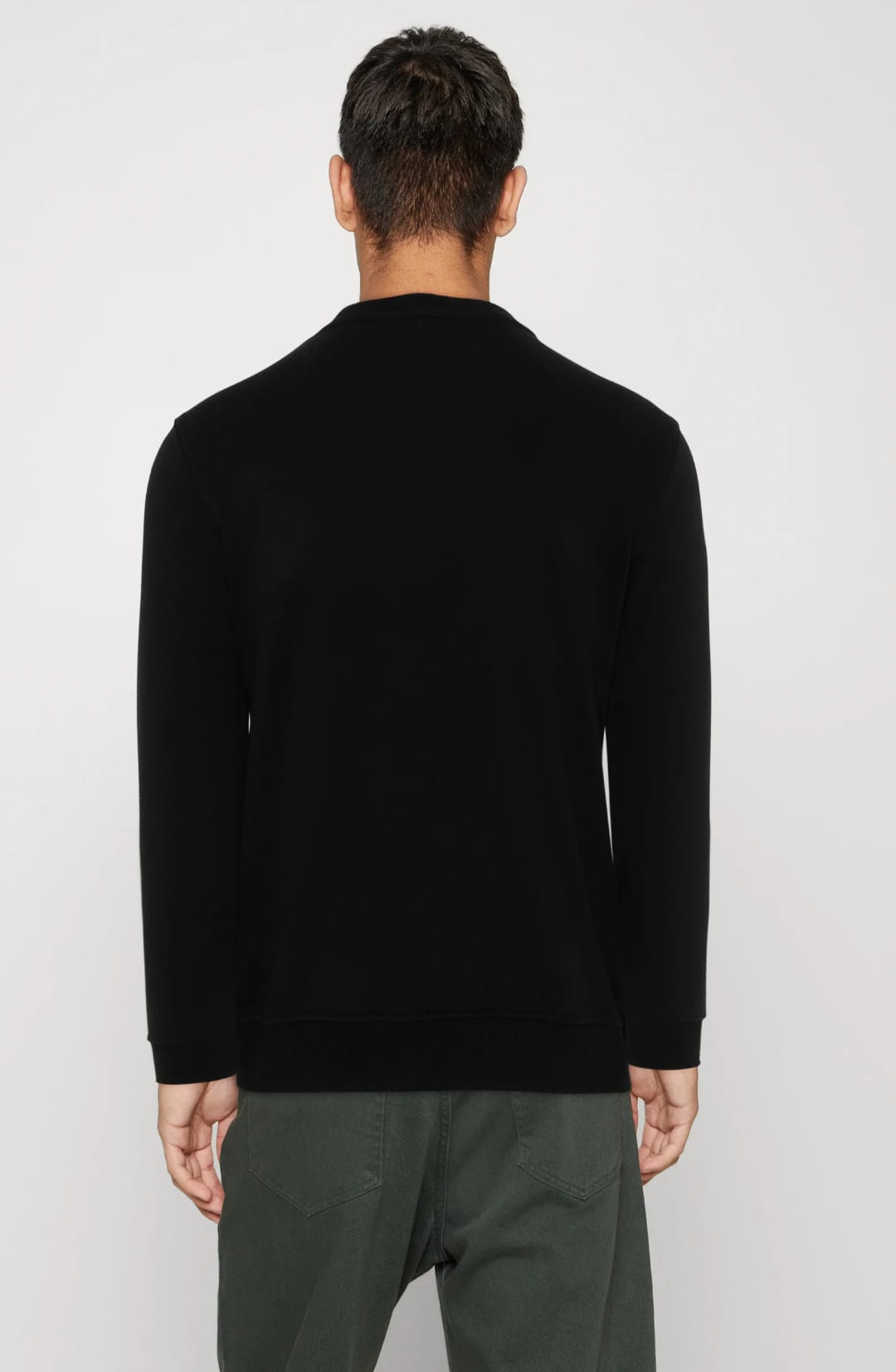 Felpa K-Way Girocollo nera logo