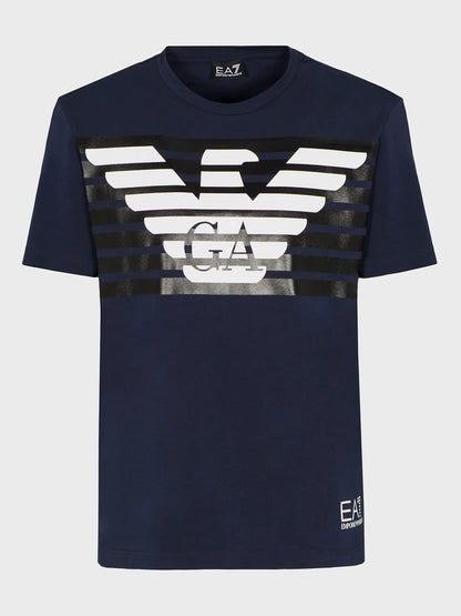 T-Shirt Emporio Armani EA7 Blu