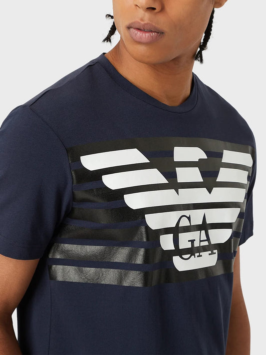 T-Shirt Emporio Armani EA7 Blu