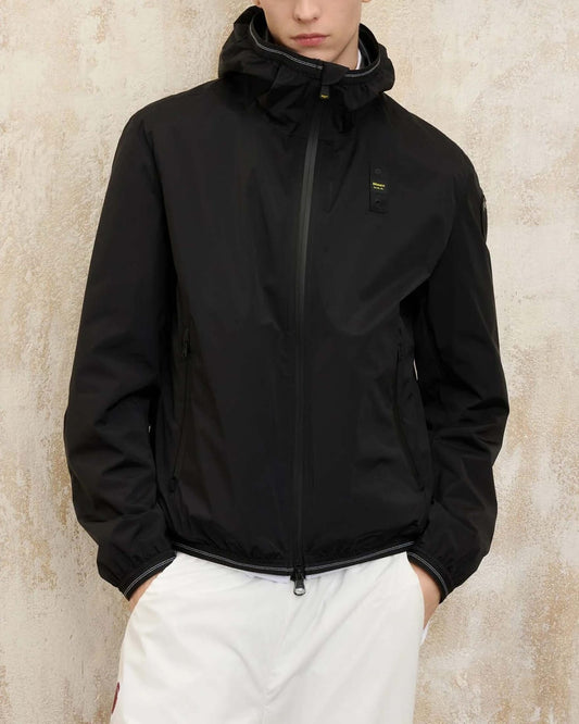 Blauer BASIC HOODIE JACKET - Giacca a vento - black