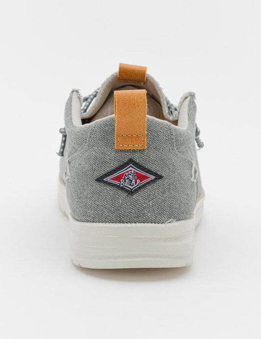 Bear Surfboards Type Mocassino Uomo Slip on colore Grey