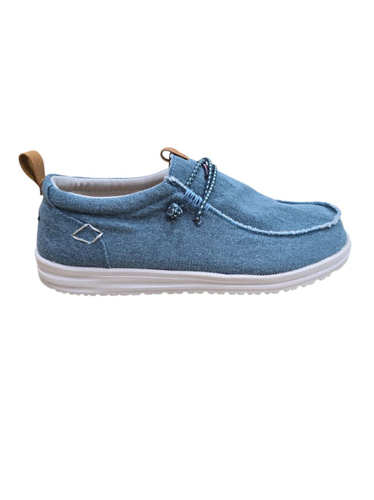 Bear Surfboards Type Mocassino Uomo Slip on. colore blue