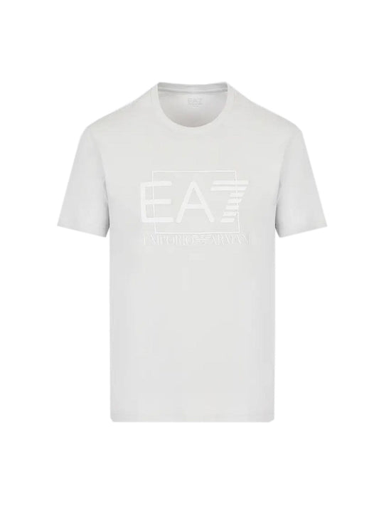 T-shirt Emporio Armani con stampa bianca