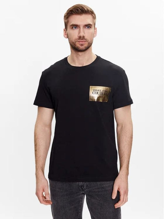 T-shirt Versace Jeans Couture black/gold