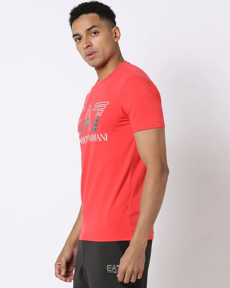 T-SHIRT EMPORIO ARMANI COLORE ROSSO
