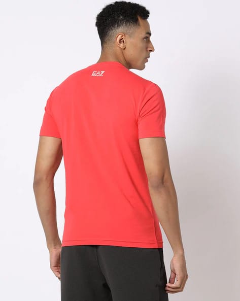 T-SHIRT EMPORIO ARMANI COLORE ROSSO
