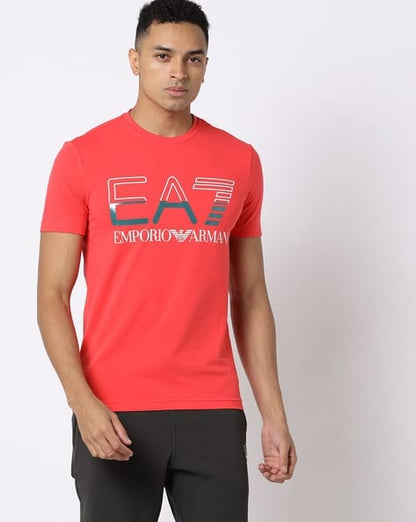 T-SHIRT EMPORIO ARMANI COLORE ROSSO