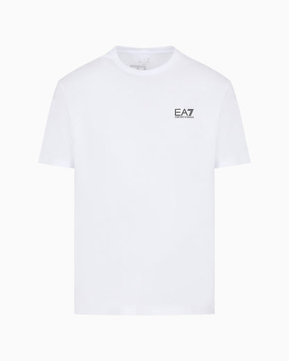 T-shirt girocollo EMPORIO ARMANI COLORE BIANCO  Logo Series in jersey di cotone
