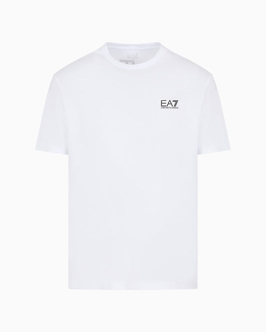T-shirt girocollo EMPORIO ARMANI COLORE BIANCO  Logo Series in jersey di cotone