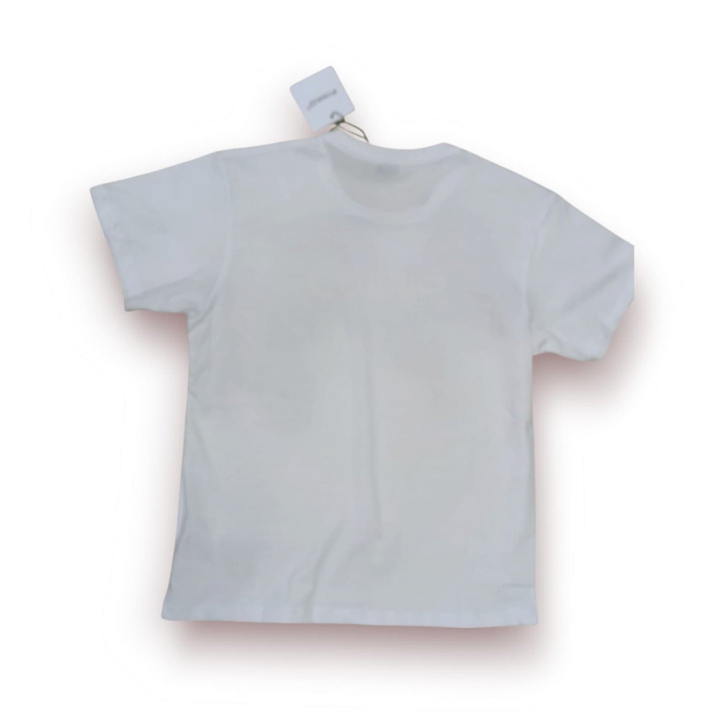 T- SHIRT PINKO COLORE WHITE - CON LOGO BLUE