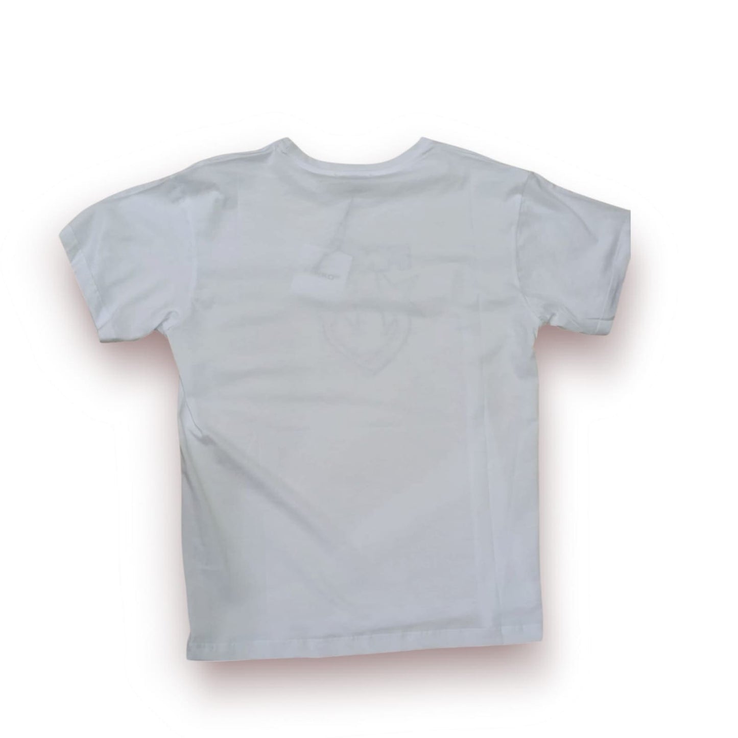T- SHIRT PINKO COLORE WHITE - LOGO CON STRASS
