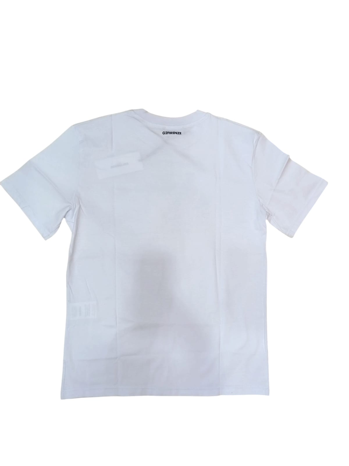 T-shirt G2Firenze Uomo- con logo fantasy  bianco