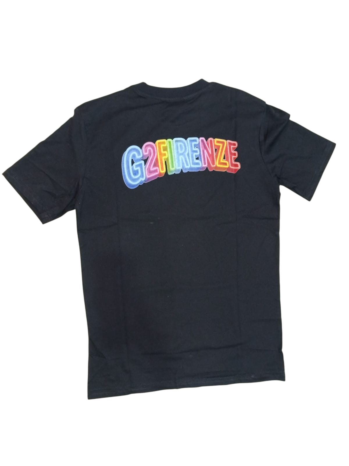 T-shirt G2Firenze Uomo- con logo fantasy NERA