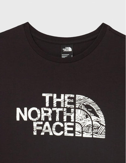 The North Face  T-shirt Uomo Logo fantasy  nero