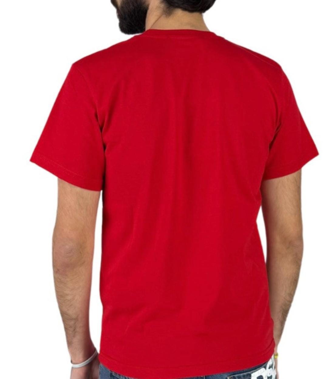 DS2 T-shirt Uomo rossa con logo grande ds2