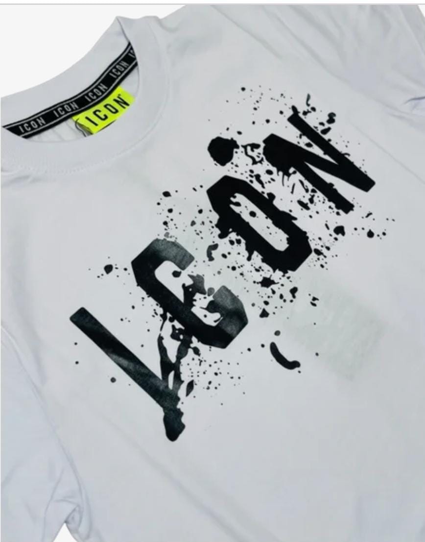 ICON T-Shirt  con logo fantasy grande