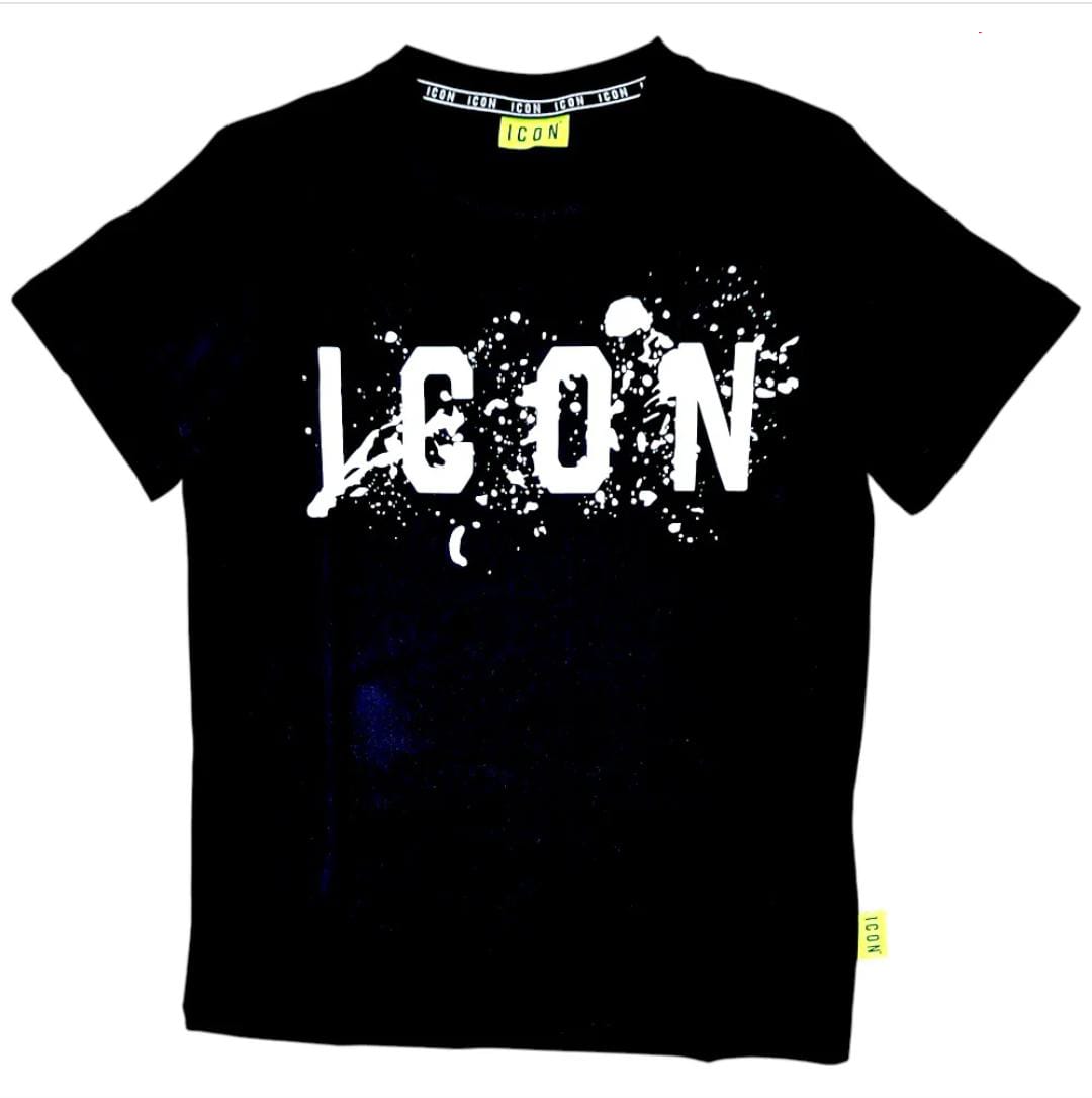 ICON T-Shirt  con logo fantasy grande