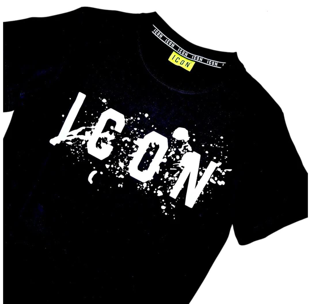 ICON T-Shirt  con logo fantasy grande