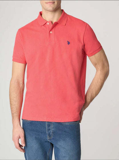 Polo US POLO ASSN, lampone.