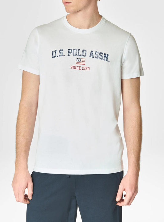 T-shirt US POLO ASSN, bianca.