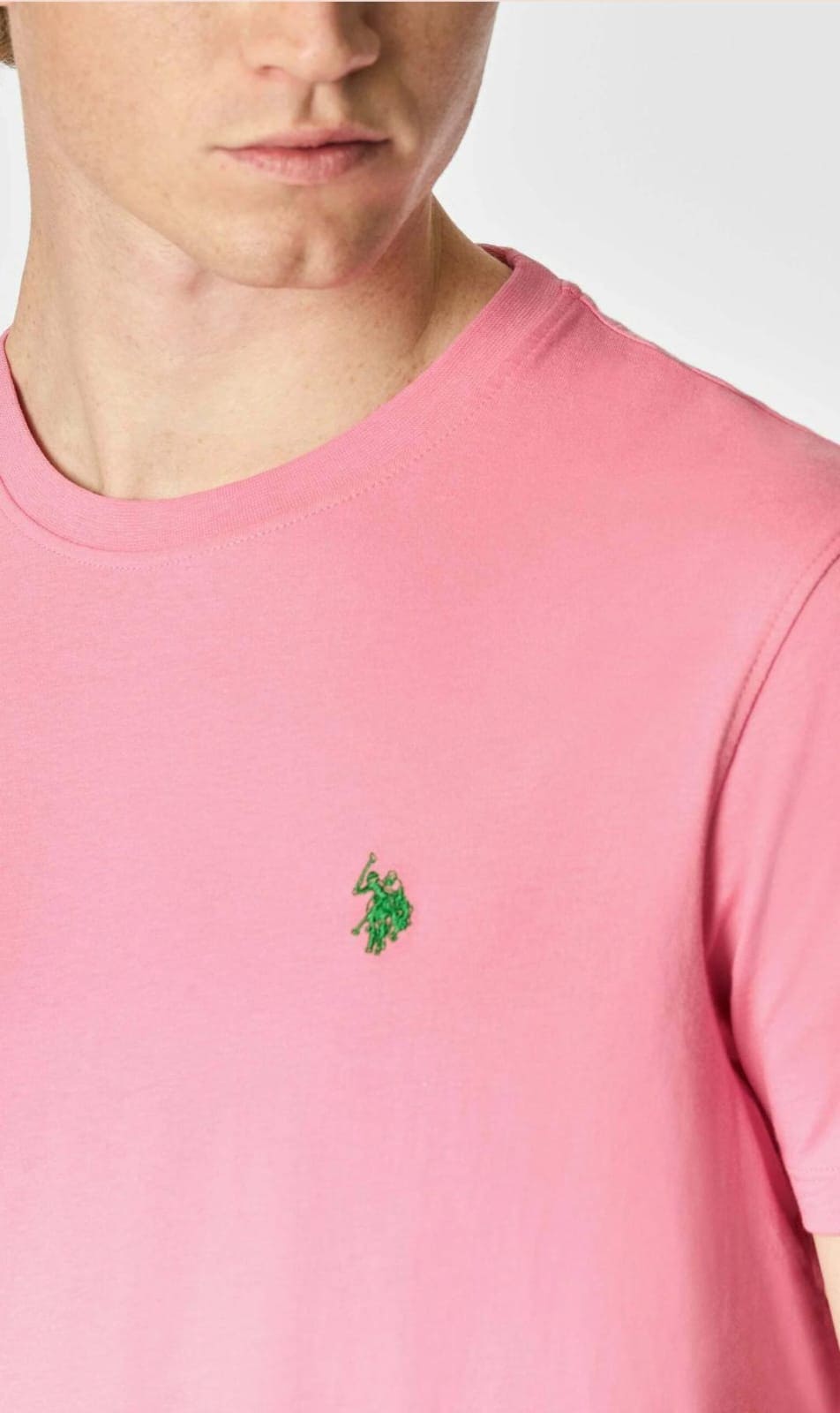 T-shirt US POLO ASSN, rosa.