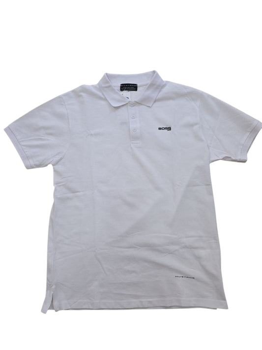 Polo Mustang Boss, bianco
