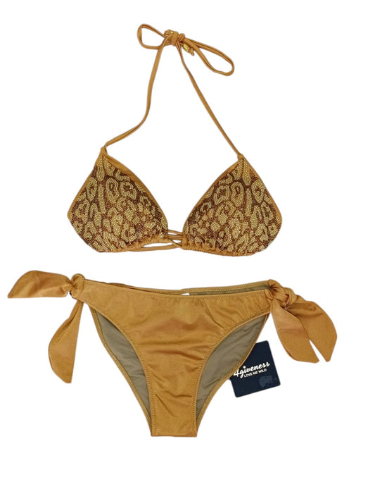 COSTUME 4GIVENESS  COLORE ORO IN STRASS CON COPPE REGULAR