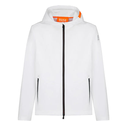 Suns Giubbino Sportivo Con Cappuccio Bianco Uomo