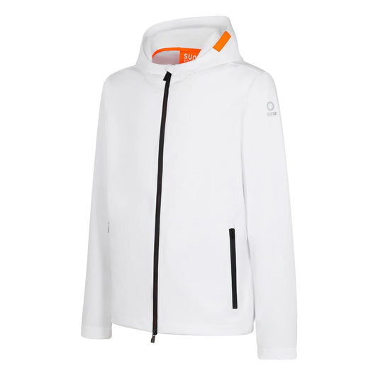 Suns Giubbino Sportivo Con Cappuccio Bianco Uomo