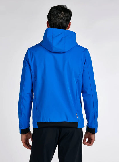 Suns Giubbino Sportivo in tessuto tecnico  Con Cappuccio Blu Uomo