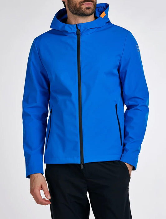 Suns Giubbino Sportivo in tessuto tecnico  Con Cappuccio Blu Uomo