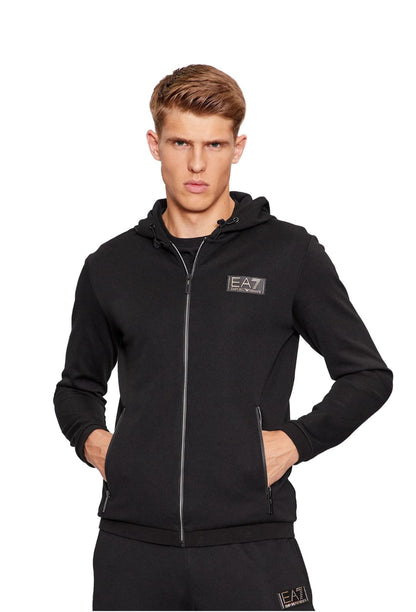 Tuta Emporio Armani in tessuto tecnico  logo Oro