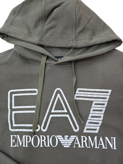 Felpa Emporio Armani garzata a maxi Logo