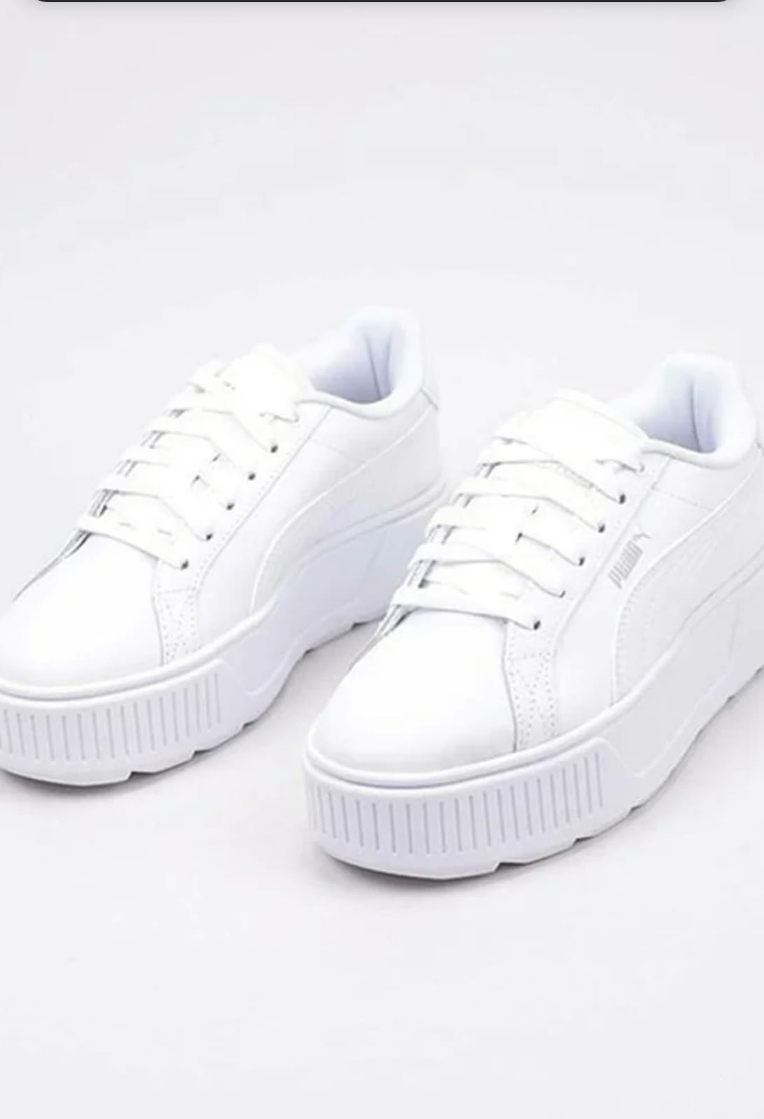 Sneakers Puma in ecopelle total white