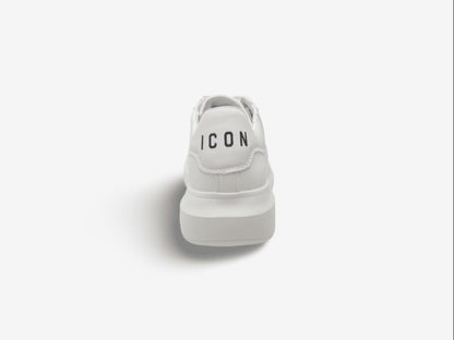 Sneakers ICON Uomo con logo a rilievo ecopelle