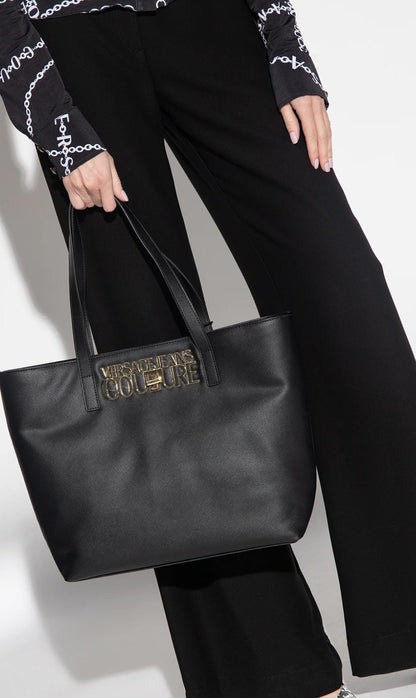 Borsa Versace Shopping Bag nera