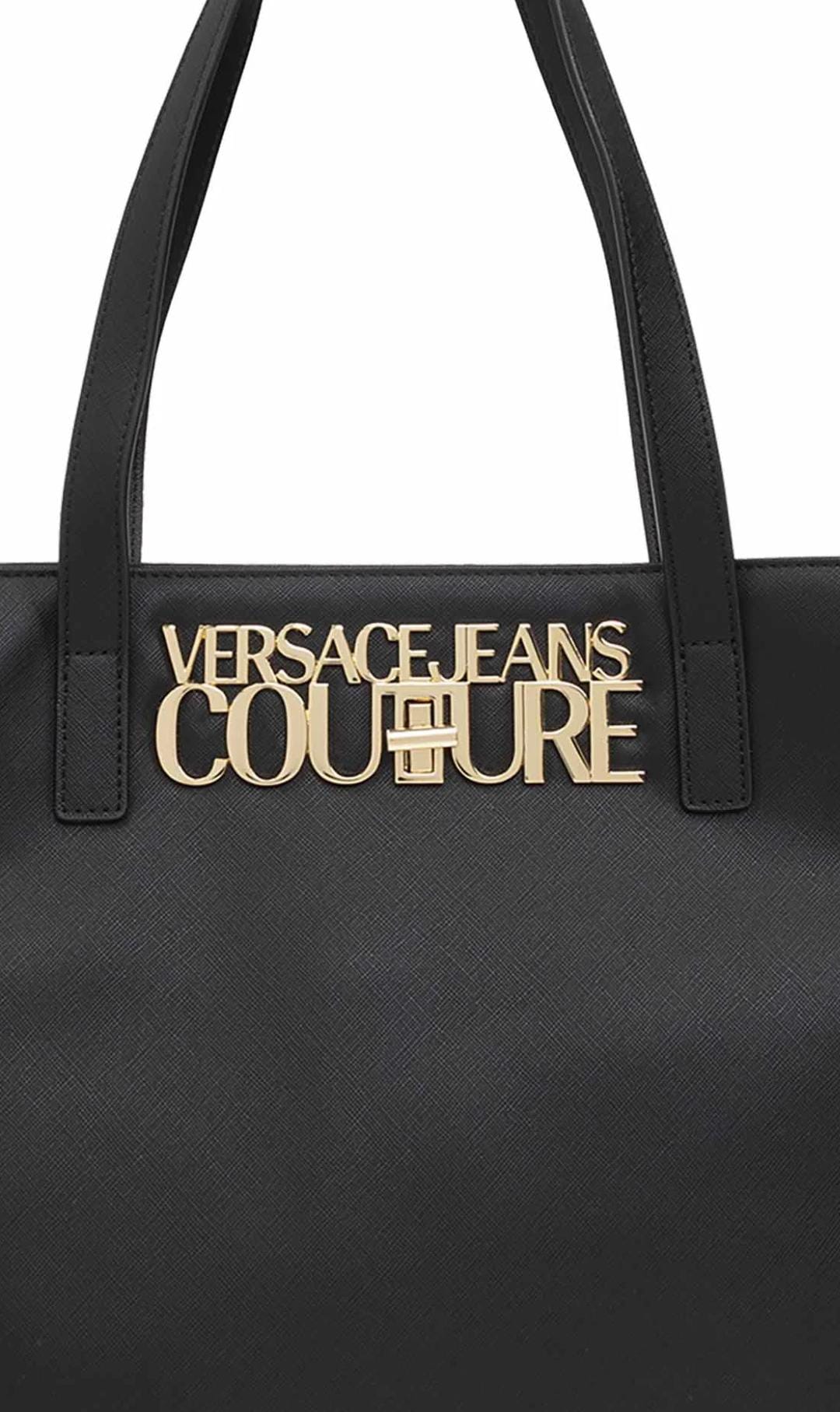 Borsa Versace Shopping Bag nera