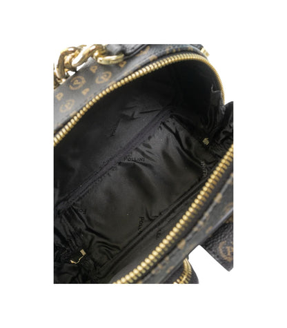 Borsetta POLLINI Heritage  Nero Marrone similpelle