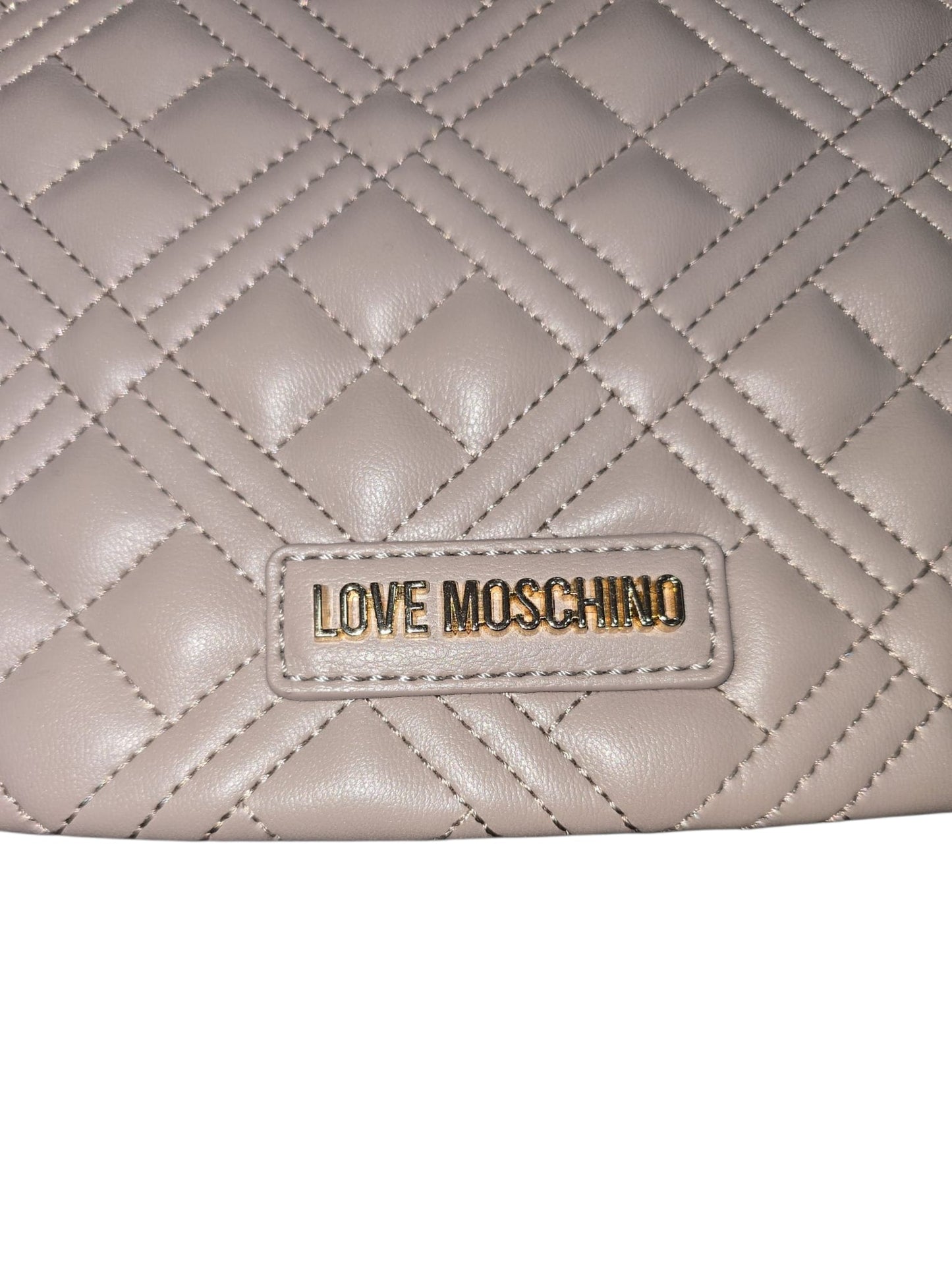 Tracolla Love Moschino Borsa Quilted Pu Grigio