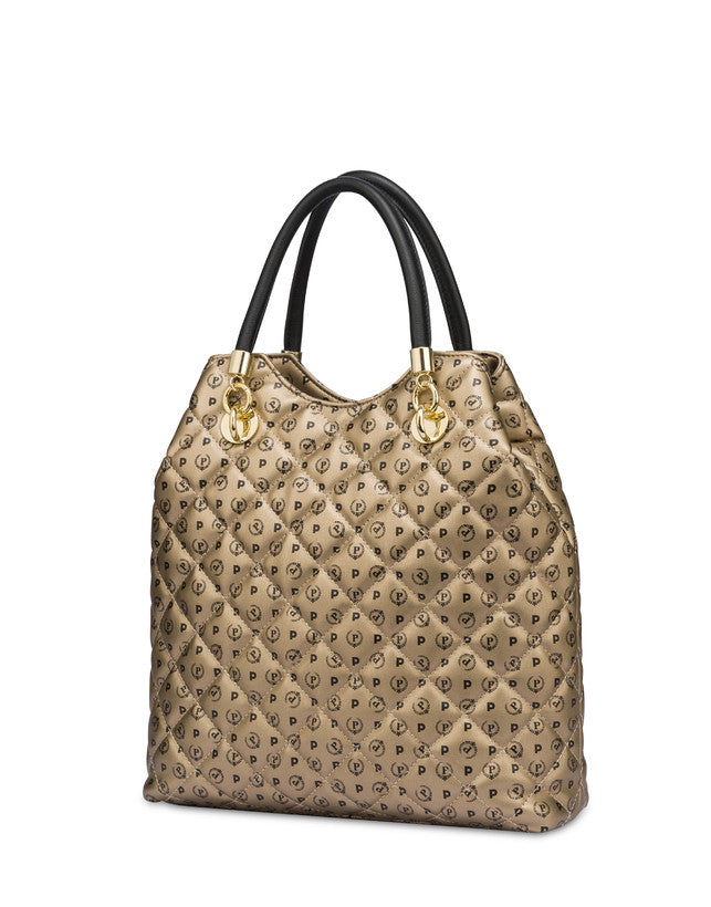 Borsa POLLINI Doppio  manico Heritage Oro nero