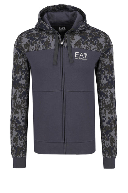Felpa Emporio Armani mimetica con cappuccio